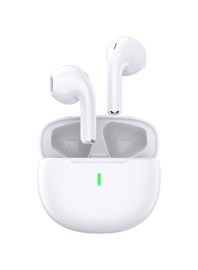 Smart T-Colorful Wireless In-ear Earphones- White - Image 1